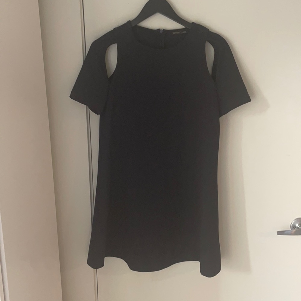 Navy cut out Zara dress